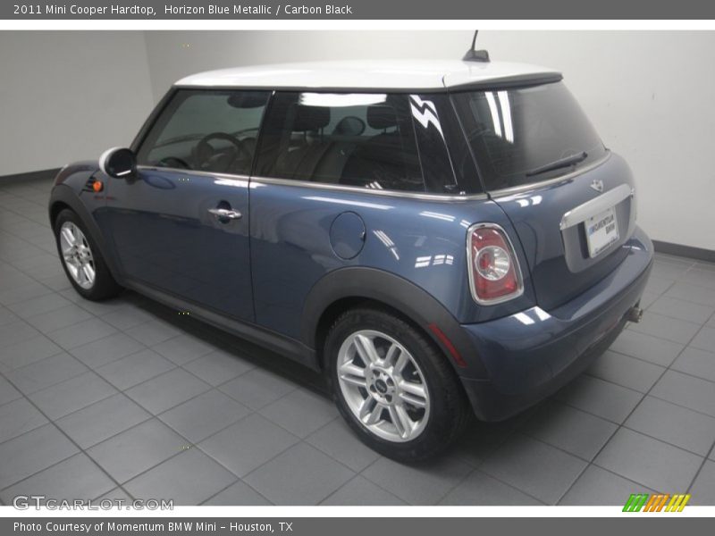 Horizon Blue Metallic / Carbon Black 2011 Mini Cooper Hardtop