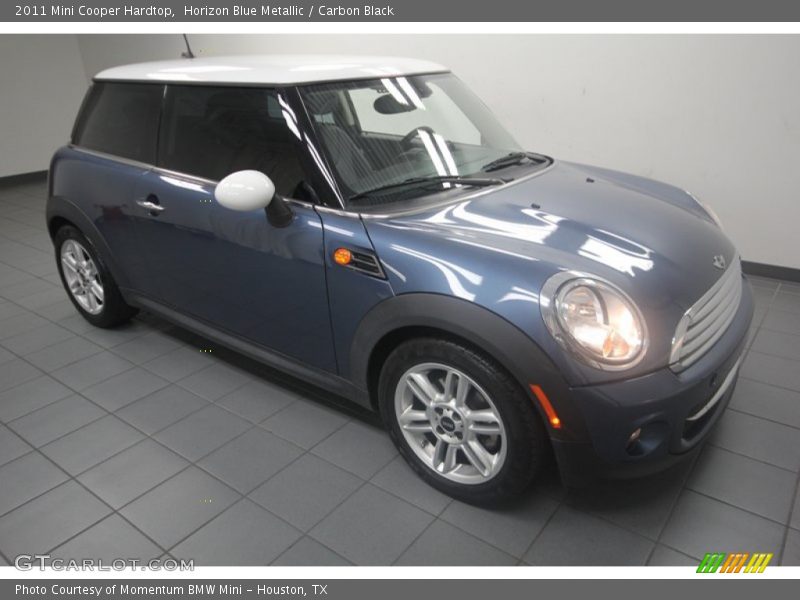 Horizon Blue Metallic / Carbon Black 2011 Mini Cooper Hardtop