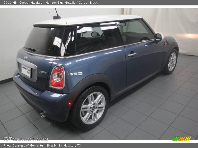 Horizon Blue Metallic / Carbon Black 2011 Mini Cooper Hardtop