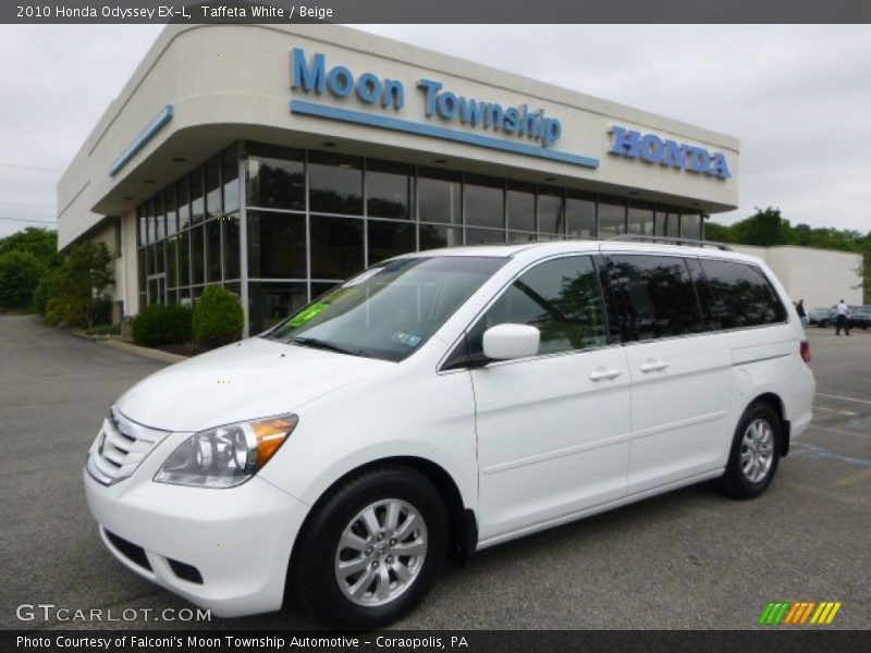 Taffeta White / Beige 2010 Honda Odyssey EX-L