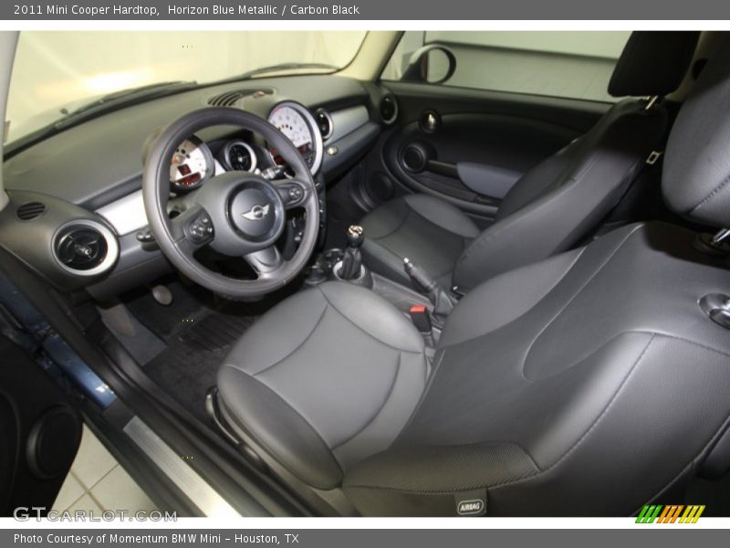 Horizon Blue Metallic / Carbon Black 2011 Mini Cooper Hardtop
