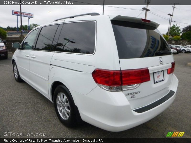 Taffeta White / Beige 2010 Honda Odyssey EX-L