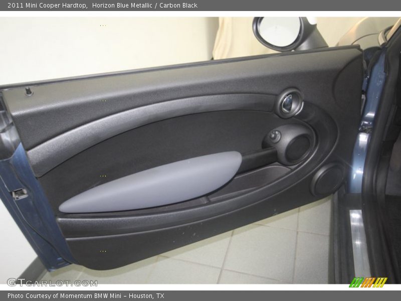 Horizon Blue Metallic / Carbon Black 2011 Mini Cooper Hardtop