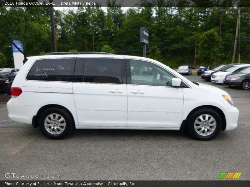 Taffeta White / Beige 2010 Honda Odyssey EX-L