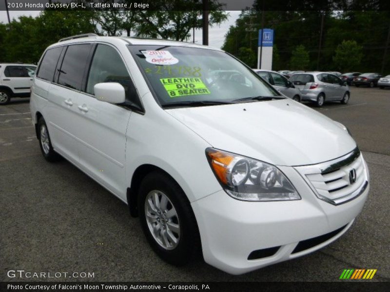 Taffeta White / Beige 2010 Honda Odyssey EX-L