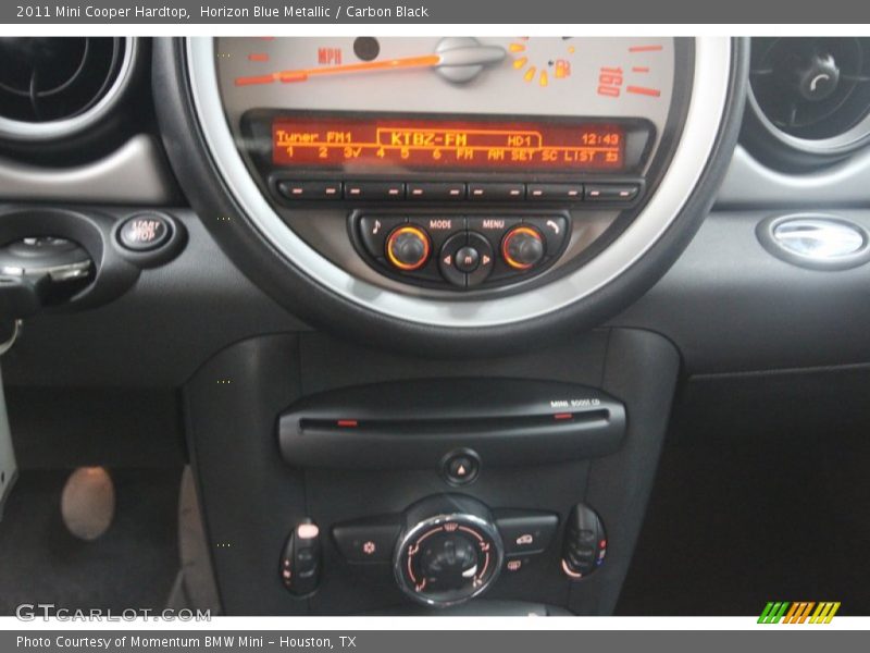 Horizon Blue Metallic / Carbon Black 2011 Mini Cooper Hardtop