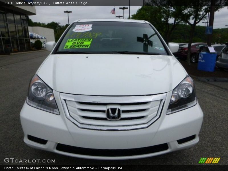 Taffeta White / Beige 2010 Honda Odyssey EX-L