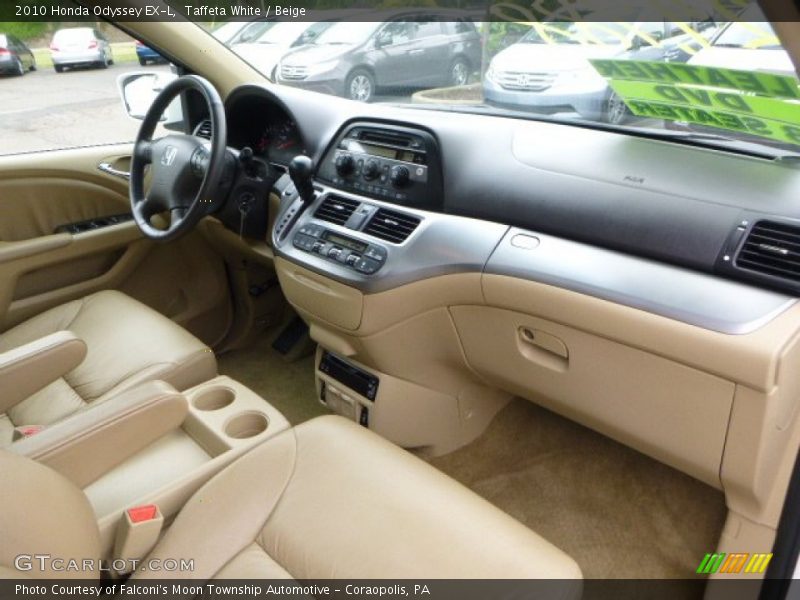 Taffeta White / Beige 2010 Honda Odyssey EX-L
