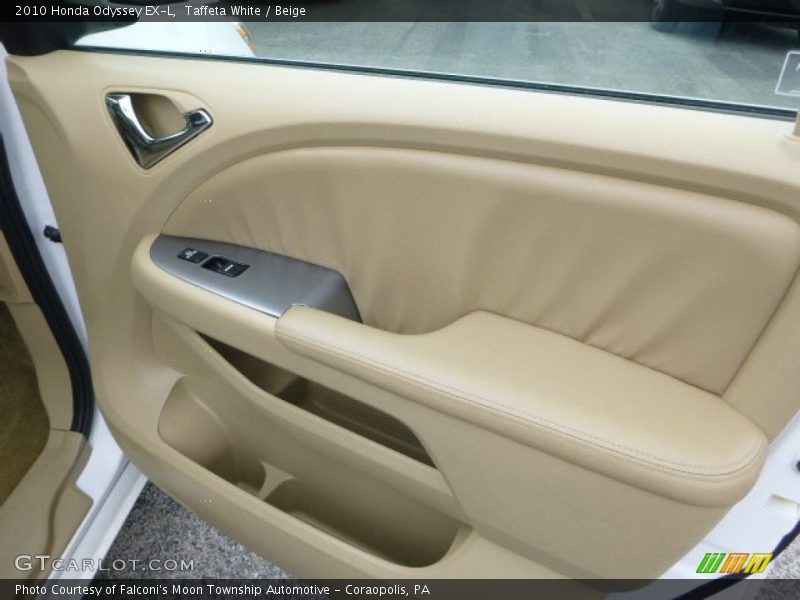 Taffeta White / Beige 2010 Honda Odyssey EX-L