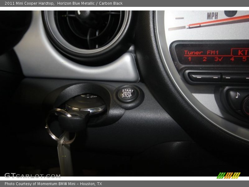 Horizon Blue Metallic / Carbon Black 2011 Mini Cooper Hardtop