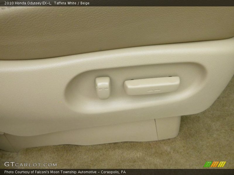 Taffeta White / Beige 2010 Honda Odyssey EX-L