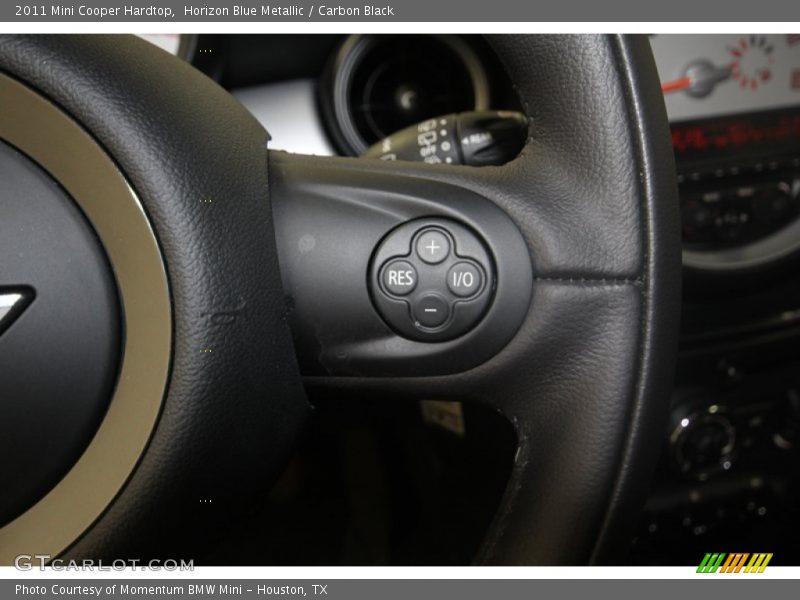 Horizon Blue Metallic / Carbon Black 2011 Mini Cooper Hardtop
