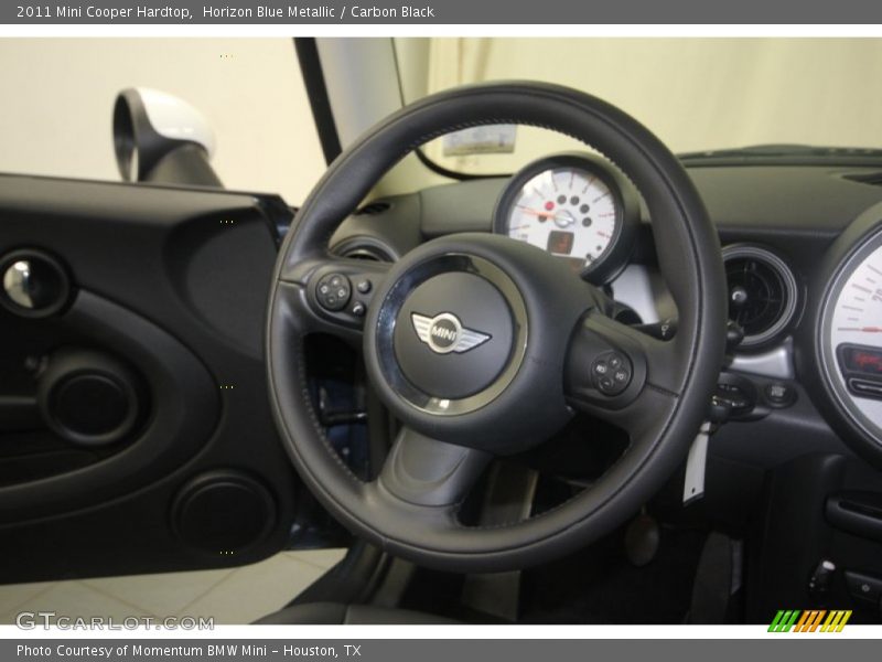 Horizon Blue Metallic / Carbon Black 2011 Mini Cooper Hardtop
