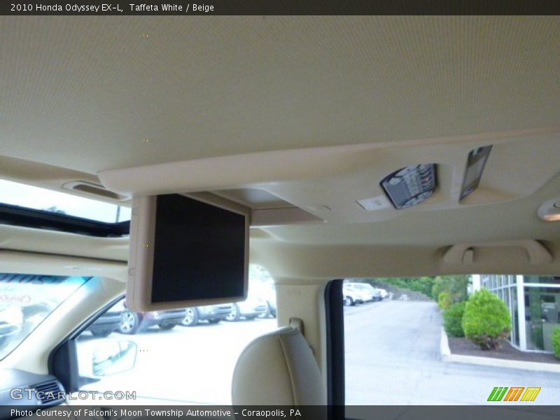 Taffeta White / Beige 2010 Honda Odyssey EX-L
