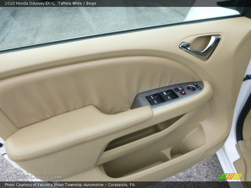 Taffeta White / Beige 2010 Honda Odyssey EX-L