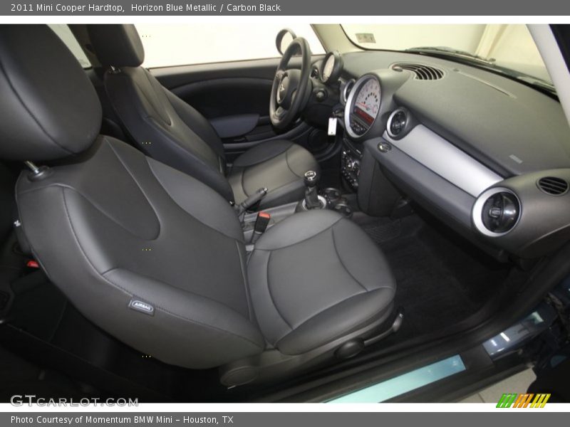 Horizon Blue Metallic / Carbon Black 2011 Mini Cooper Hardtop