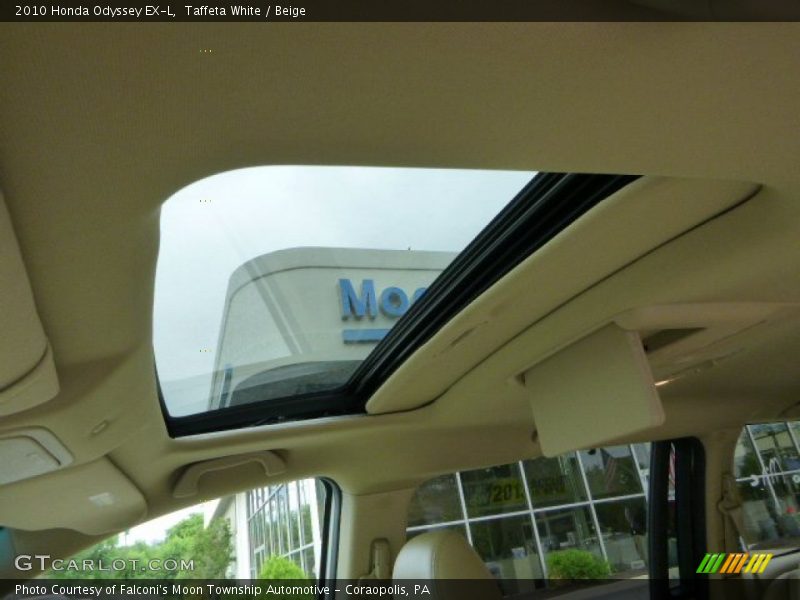 Taffeta White / Beige 2010 Honda Odyssey EX-L