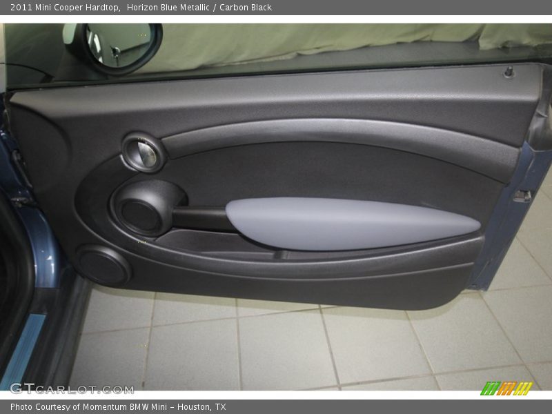Horizon Blue Metallic / Carbon Black 2011 Mini Cooper Hardtop