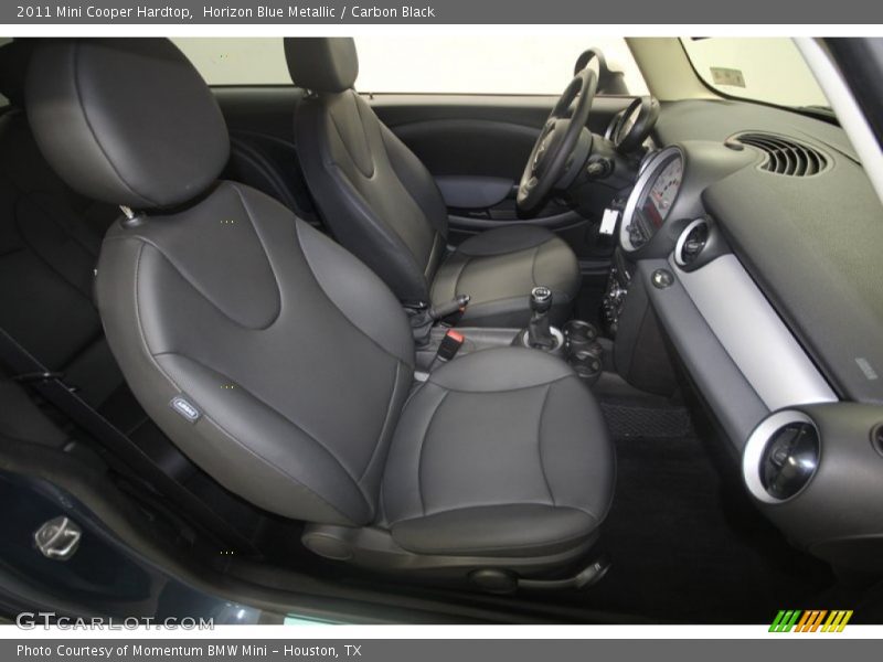 Horizon Blue Metallic / Carbon Black 2011 Mini Cooper Hardtop