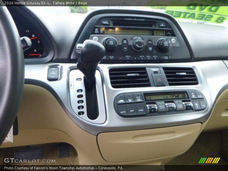 Taffeta White / Beige 2010 Honda Odyssey EX-L