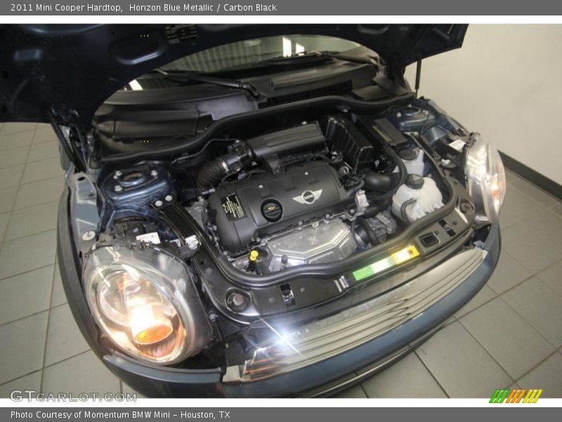 Horizon Blue Metallic / Carbon Black 2011 Mini Cooper Hardtop