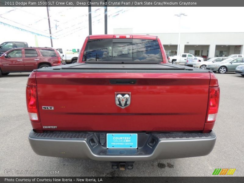 Deep Cherry Red Crystal Pearl / Dark Slate Gray/Medium Graystone 2011 Dodge Ram 1500 SLT Crew Cab