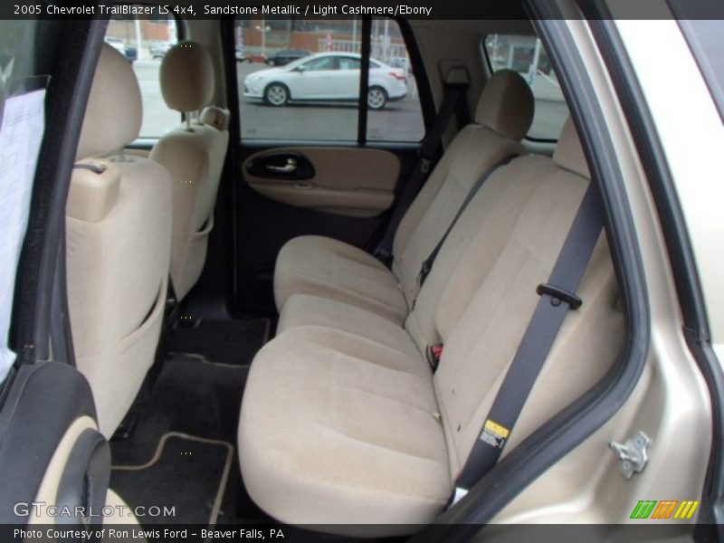 Rear Seat of 2005 TrailBlazer LS 4x4