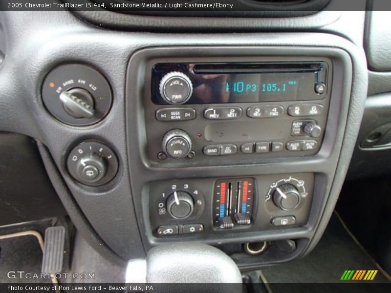 Controls of 2005 TrailBlazer LS 4x4