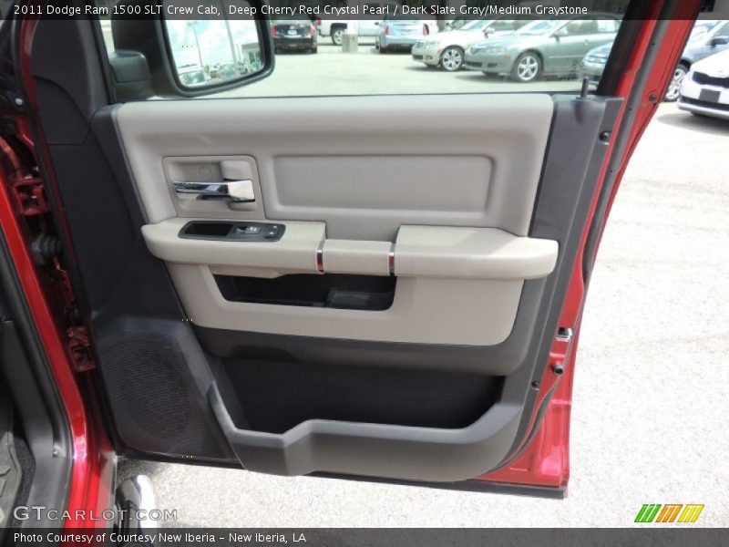 Deep Cherry Red Crystal Pearl / Dark Slate Gray/Medium Graystone 2011 Dodge Ram 1500 SLT Crew Cab