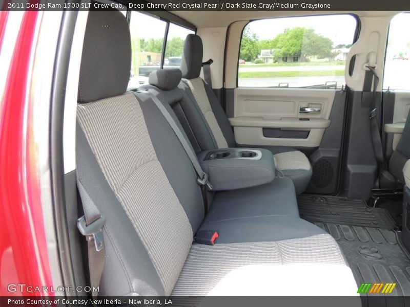 Deep Cherry Red Crystal Pearl / Dark Slate Gray/Medium Graystone 2011 Dodge Ram 1500 SLT Crew Cab
