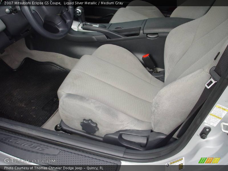 Liquid Silver Metallic / Medium Gray 2007 Mitsubishi Eclipse GS Coupe