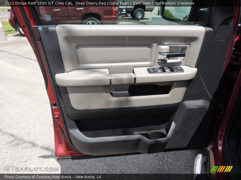 Deep Cherry Red Crystal Pearl / Dark Slate Gray/Medium Graystone 2011 Dodge Ram 1500 SLT Crew Cab