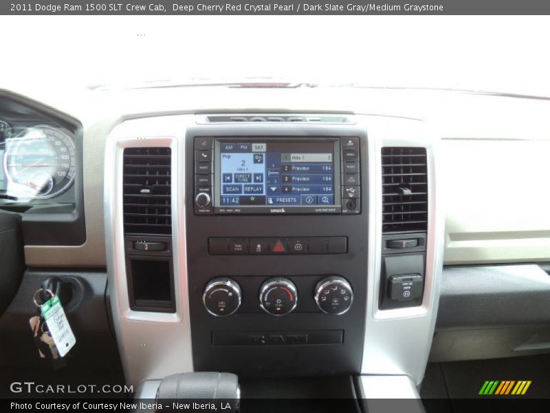 Deep Cherry Red Crystal Pearl / Dark Slate Gray/Medium Graystone 2011 Dodge Ram 1500 SLT Crew Cab
