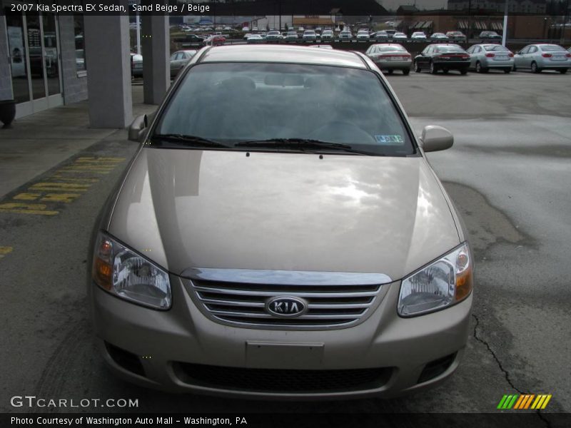 Sand Beige / Beige 2007 Kia Spectra EX Sedan