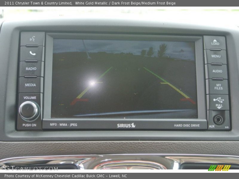 White Gold Metallic / Dark Frost Beige/Medium Frost Beige 2011 Chrysler Town & Country Limited