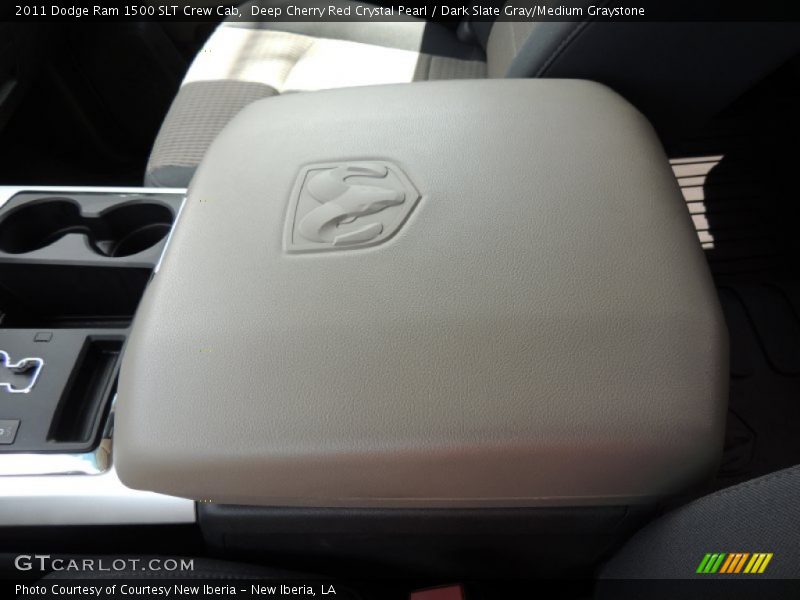 Deep Cherry Red Crystal Pearl / Dark Slate Gray/Medium Graystone 2011 Dodge Ram 1500 SLT Crew Cab