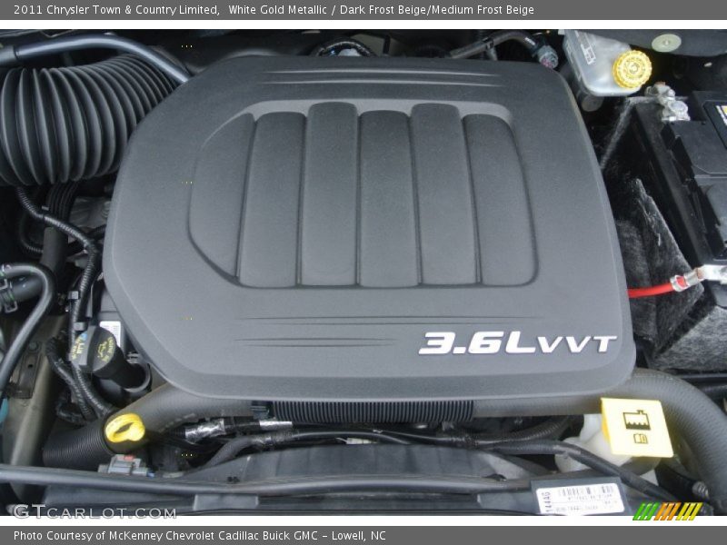White Gold Metallic / Dark Frost Beige/Medium Frost Beige 2011 Chrysler Town & Country Limited