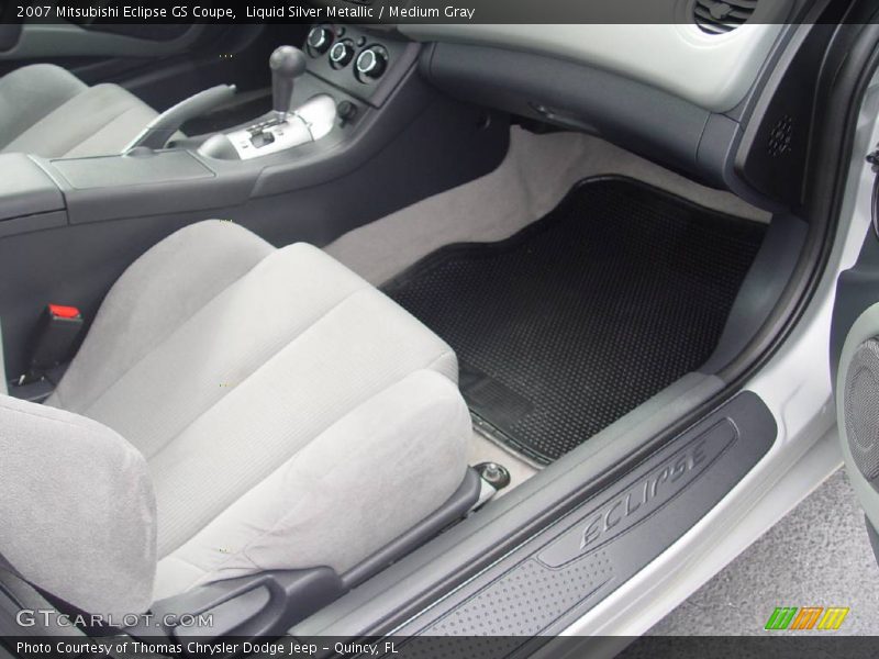 Liquid Silver Metallic / Medium Gray 2007 Mitsubishi Eclipse GS Coupe