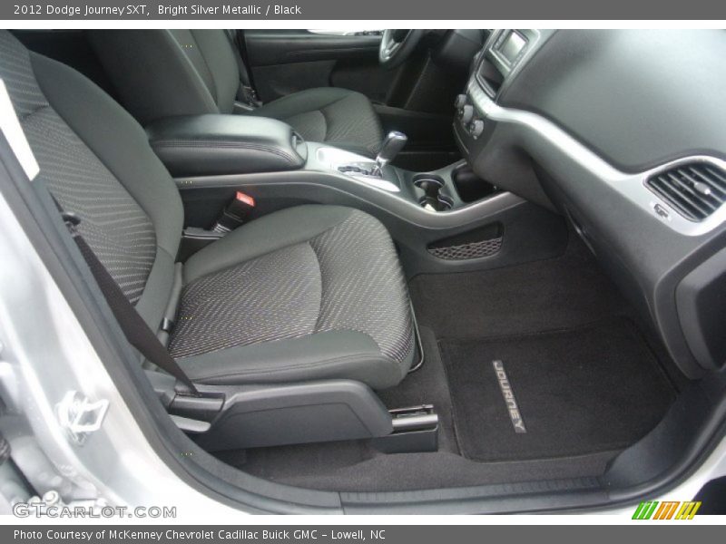 Bright Silver Metallic / Black 2012 Dodge Journey SXT