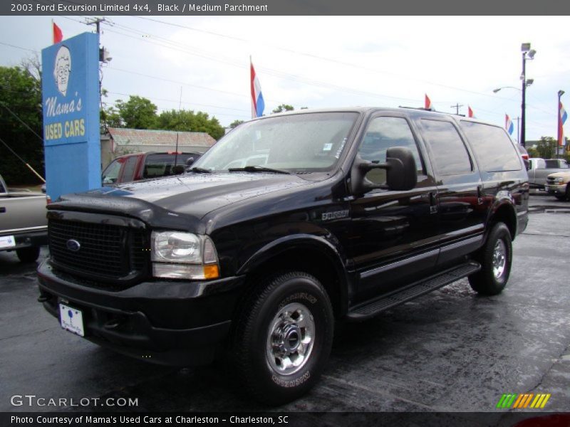 Black / Medium Parchment 2003 Ford Excursion Limited 4x4