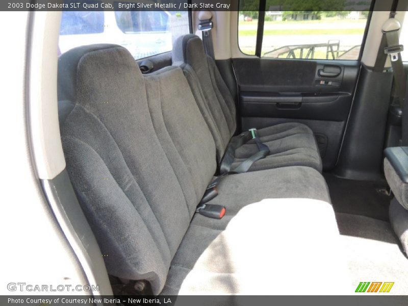 Bright Silver Metallic / Dark Slate Gray 2003 Dodge Dakota SLT Quad Cab