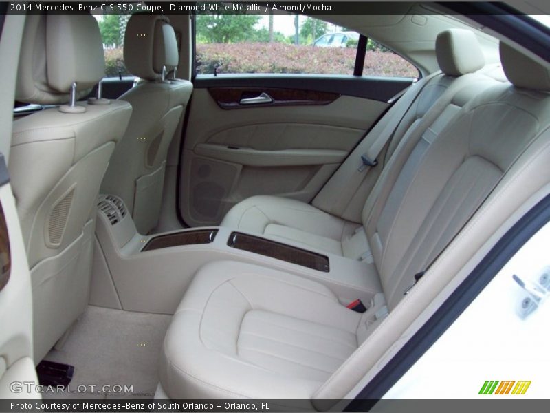 Diamond White Metallic / Almond/Mocha 2014 Mercedes-Benz CLS 550 Coupe