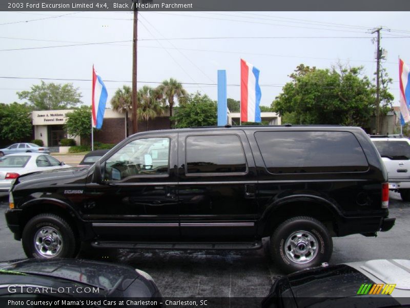 Black / Medium Parchment 2003 Ford Excursion Limited 4x4
