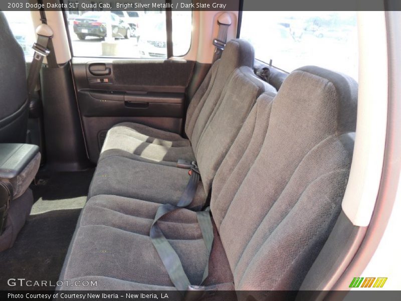 Bright Silver Metallic / Dark Slate Gray 2003 Dodge Dakota SLT Quad Cab