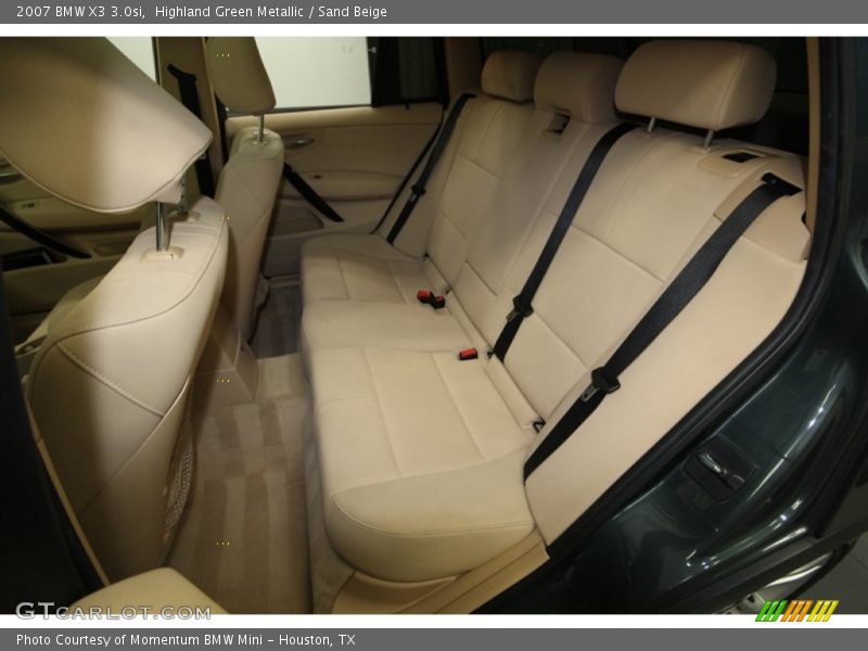 Highland Green Metallic / Sand Beige 2007 BMW X3 3.0si