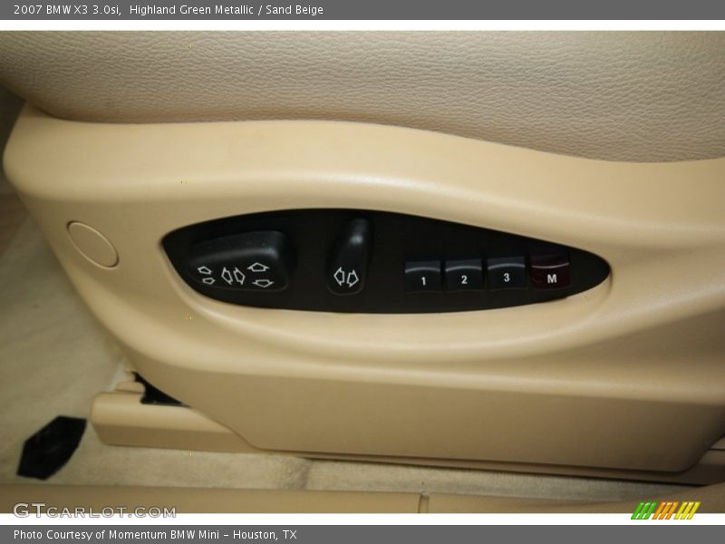 Highland Green Metallic / Sand Beige 2007 BMW X3 3.0si