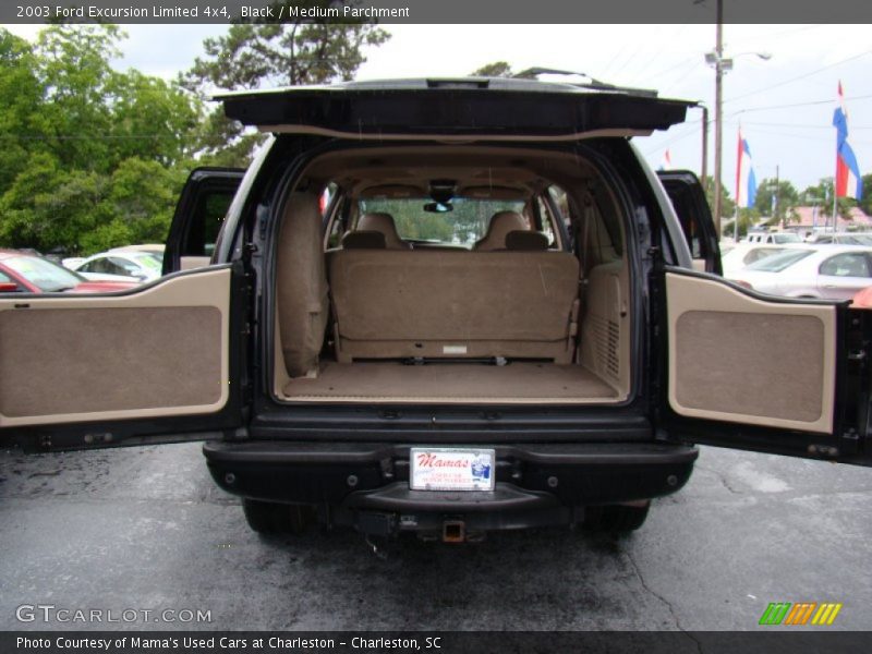 Black / Medium Parchment 2003 Ford Excursion Limited 4x4