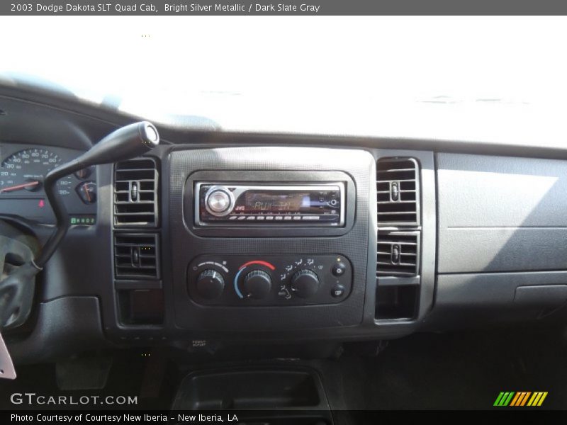 Bright Silver Metallic / Dark Slate Gray 2003 Dodge Dakota SLT Quad Cab