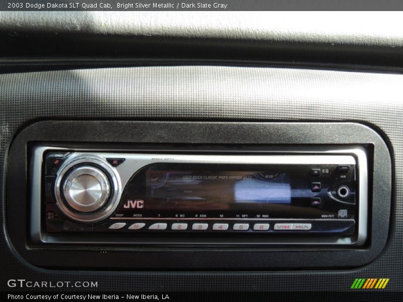 Bright Silver Metallic / Dark Slate Gray 2003 Dodge Dakota SLT Quad Cab