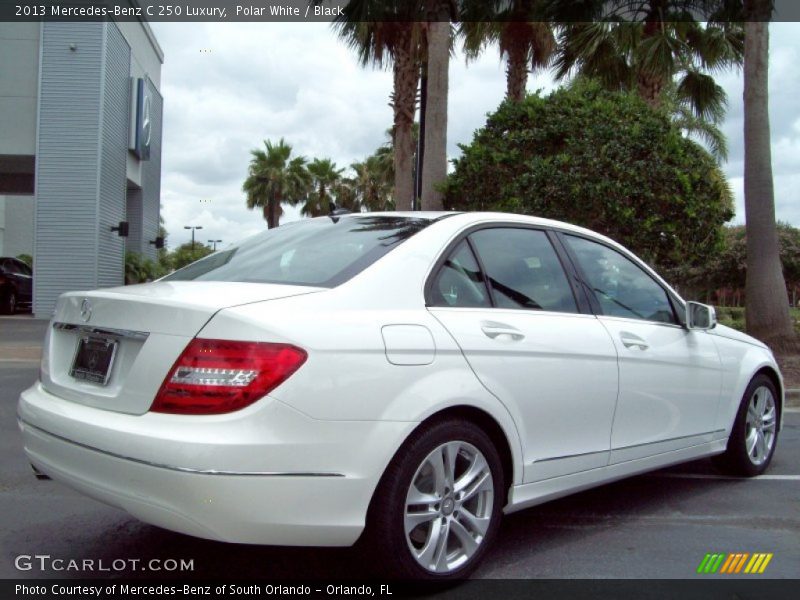 Polar White / Black 2013 Mercedes-Benz C 250 Luxury